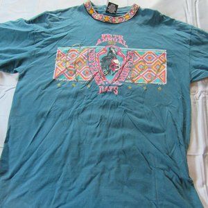Vtg 96 Cheyenne Frontier Days Rodeo Womens T Shirt Sz XL
